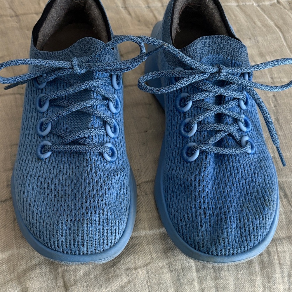 allbirds Blue Knit Sneakers 9.5